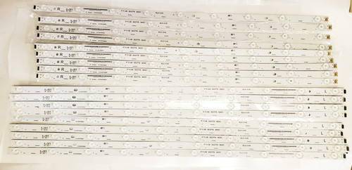 Sony KD-75X780F LED Light Strips Complete Set of 18 IC-D-HWX75D952L & IC-D-HWX75D952R